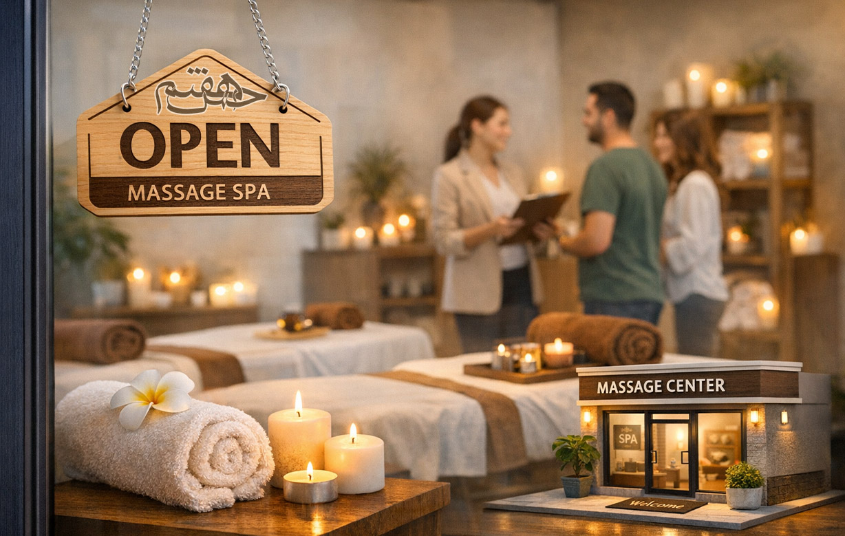 تاسیس مرکز ماساژ